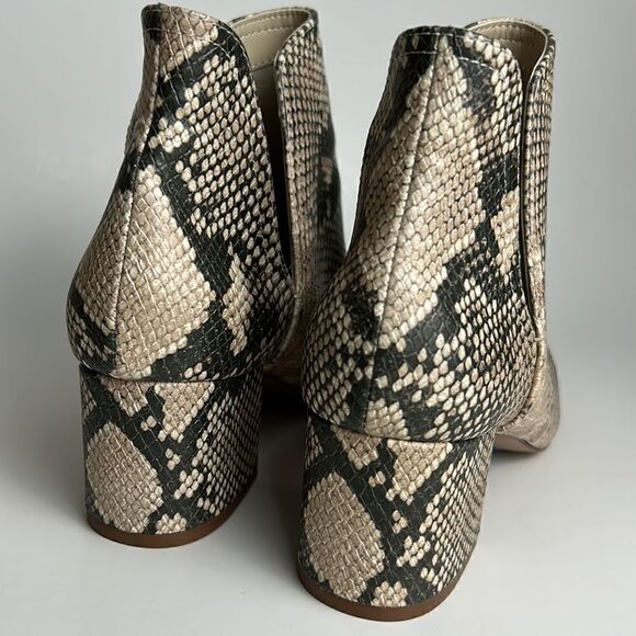 New Steve Madden Rookie Natural Snake Booties size 7.5 - Picture 3 of 8